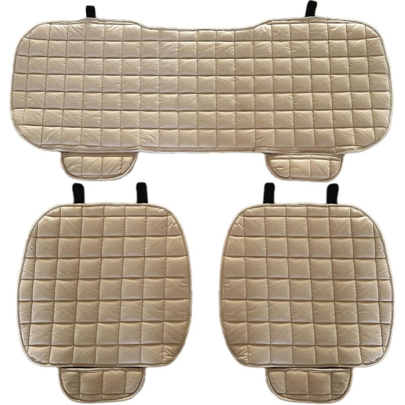 foto del prodotto lupex shop coprisedile universale per auto seduta 3 pezzi, 2 anteriori e 1 posteriore, beige cod. ls024