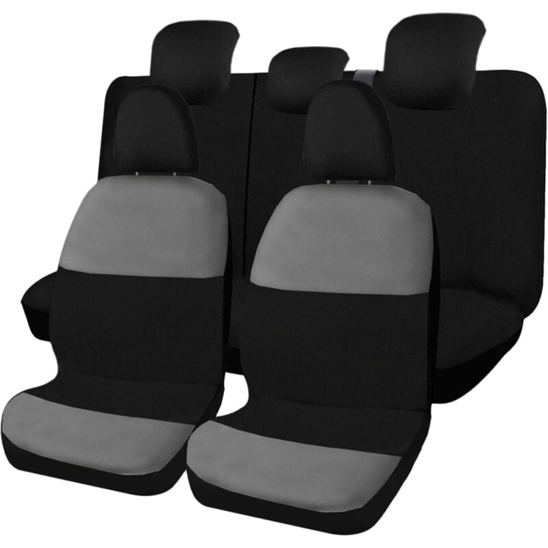 foto del prodotto lupex shop coprisedili auto compatibili con 600 03, tessuto policotone, made in italy, anteriori e posteriori, colore rosso nero