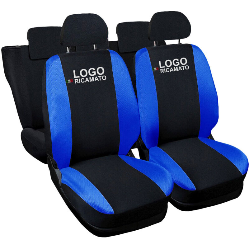 foto del prodotto lupex shop coprisedili auto compatibili per 600, made in italy, set di copri sedili anteriori e posteriori con copri poggiatesta incluso, tessuto