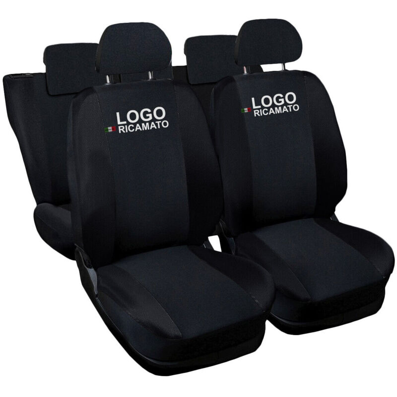 foto del prodotto lupex shop coprisedili auto compatibili per 600, made in italy, set di copri sedili anteriori e posteriori con copri poggiatesta incluso, tessuto