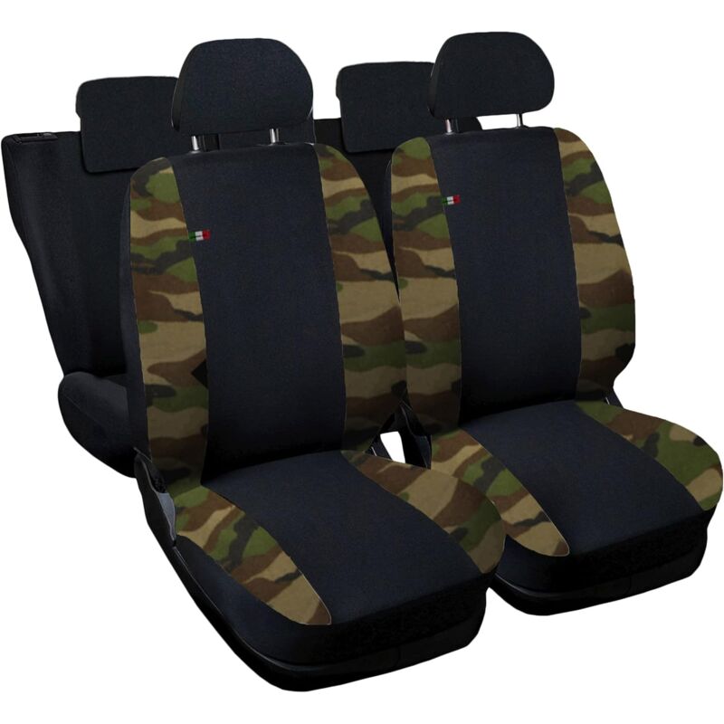 foto del prodotto lupex shop coprisedili auto compatibili per ch r, made in italy, set anteriori e posteriori, copri poggiatesta incluso, tessuto poliestere, nero