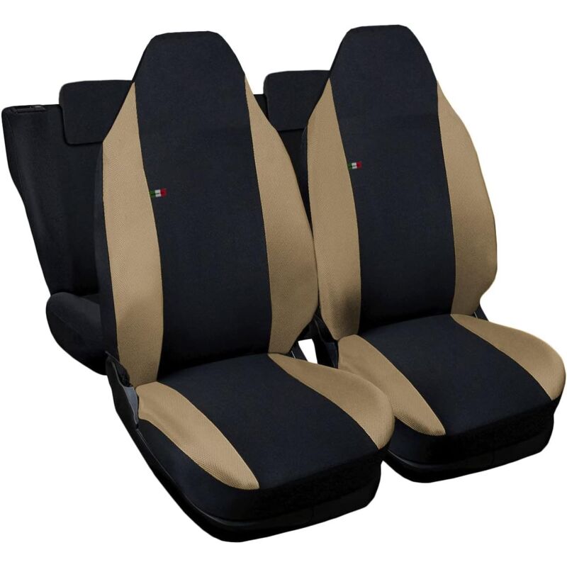 foto del prodotto lupex shop coprisedili auto compatibili per smart forfour, made in italy, anteriori con copri poggiatesta incluso, e posteriori , tessuto