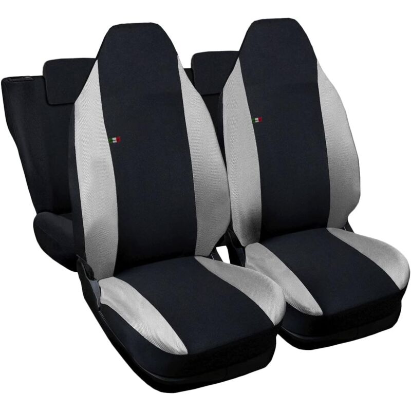 foto del prodotto lupex shop coprisedili auto compatibili per smart forfour, made in italy, anteriori con copri poggiatesta incluso, e posteriori , tessuto