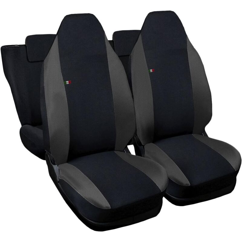 foto del prodotto lupex shop coprisedili auto compatibili per smart forfour, made in italy, anteriori con copri poggiatesta incluso, e posteriori , tessuto