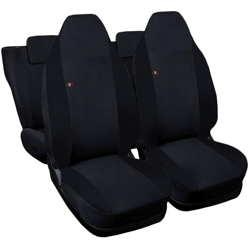 foto del prodotto lupex shop coprisedili auto compatibili per smart forfour, made in italy, anteriori con copri poggiatesta incluso, e posteriori , tessuto