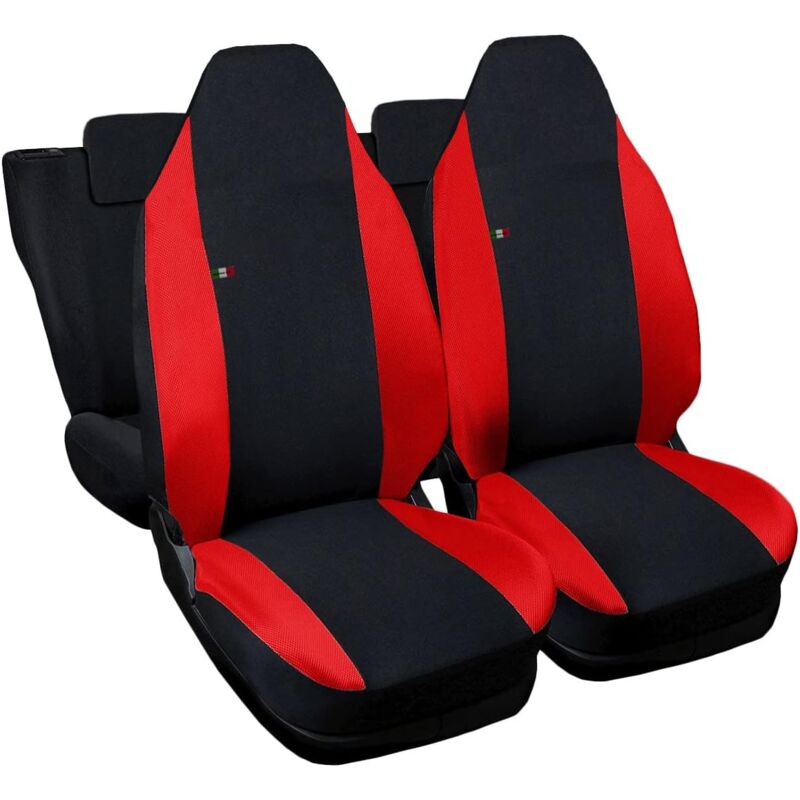 foto del prodotto lupex shop coprisedili auto compatibili per smart forfour, made in italy, anteriori con copri poggiatesta incluso, e posteriori , tessuto