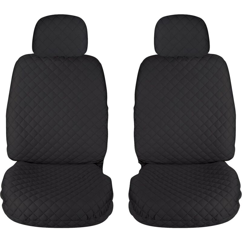 foto del prodotto lupex shop coprisedili auto universali, mod. a22, anteriori e posteriori set 2pz anteriori colore nero