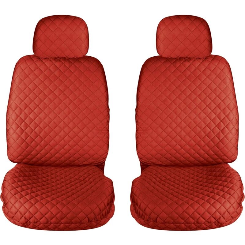 foto del prodotto lupex shop coprisedili auto universali, mod. a22, anteriori e posteriori set 2pz anteriori colore rosso