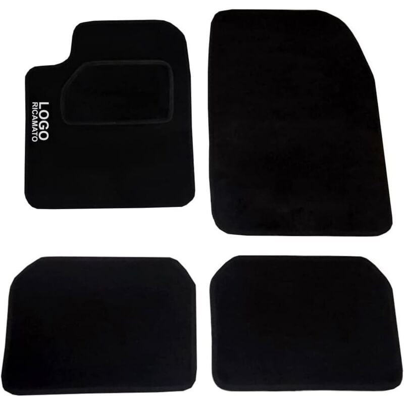 foto del prodotto lupex shop tappetini auto in moquette con strappo compatibili per smart forfour