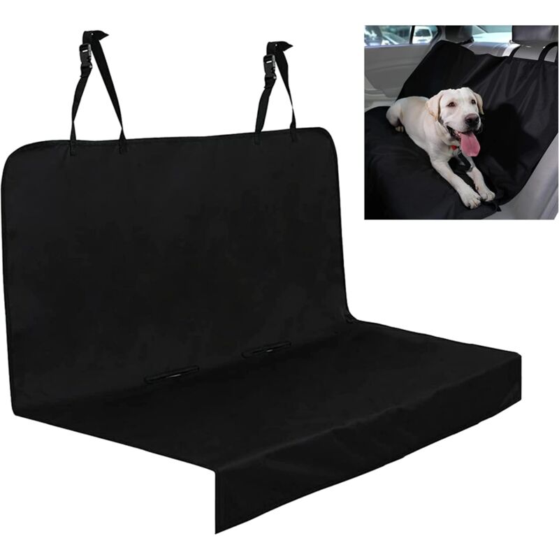 foto del prodotto lupex shop telo coprisedile auto per animali domestici cane universale 2in1 impermeabile antigraffio antiscivolo, dimensioni 137x125cm