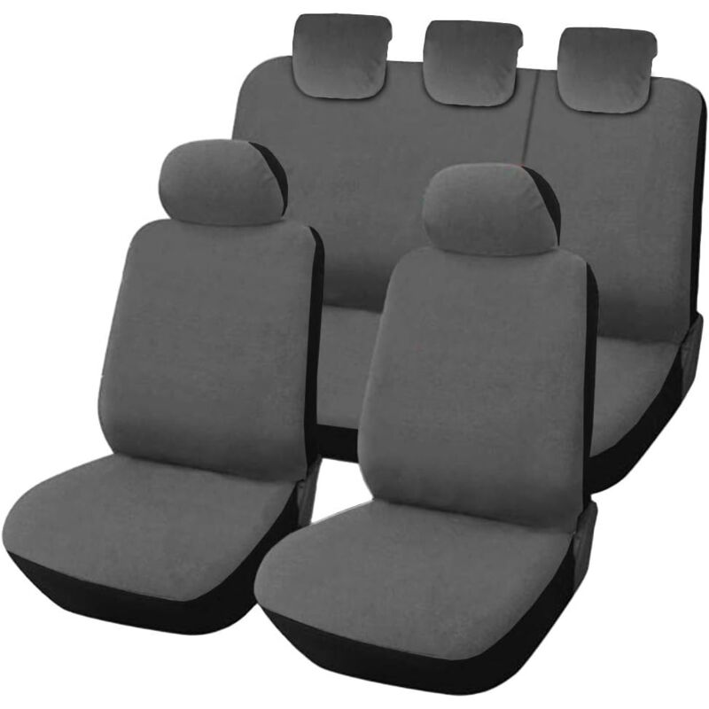 foto del prodotto lupexshop lupex shop coprisedili auto compatibili per panda 2a e 3a serie, made in italy, anteriori, e posteriori 50 50, tessuto poliestere
