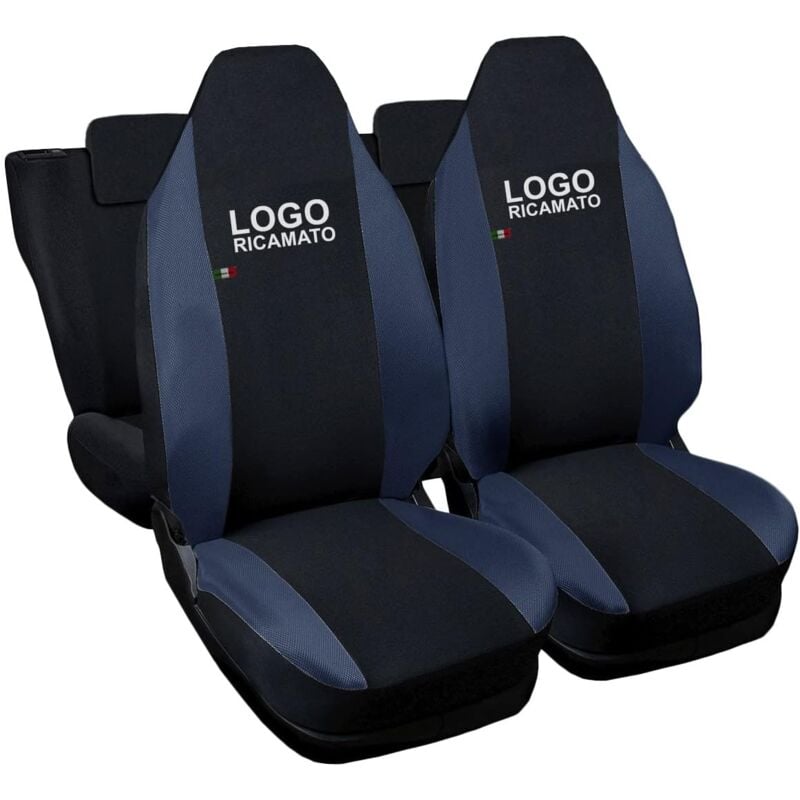 foto del prodotto lupexshop lupex shop coprisedili auto compatibili per up, made in italy, anteriori e posteriori con copri poggiatesta incluso, tessuto
