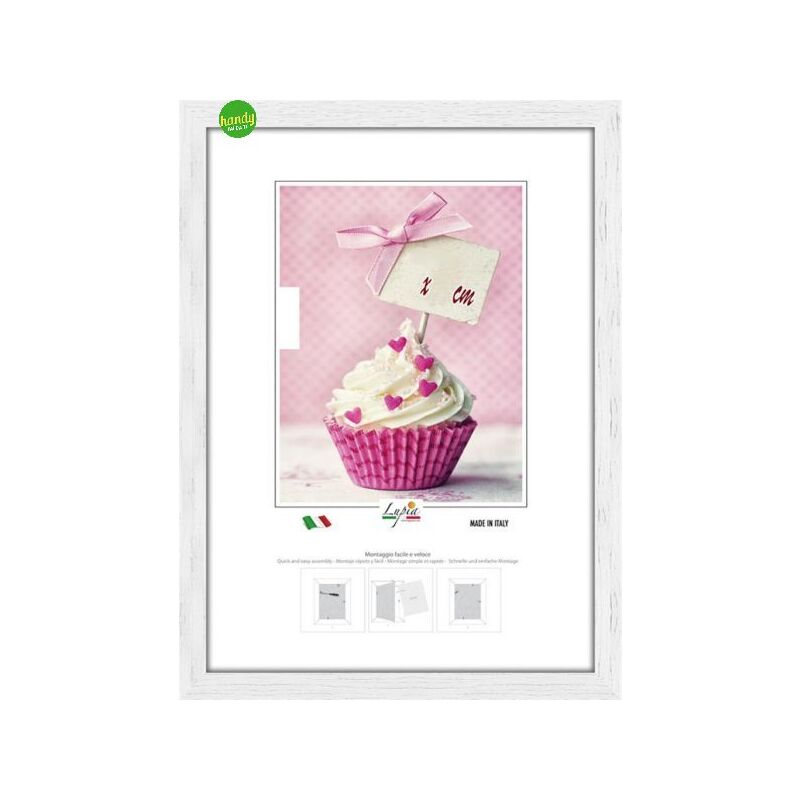 foto del prodotto lupia cornice shabby chic 30x40cm bianco