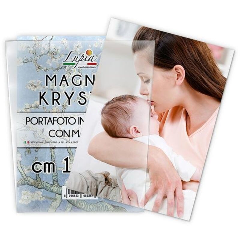 foto del prodotto lupia - magnet krystal 13x18 cm magnete calamita portafoto, brochure, documenti, locandine