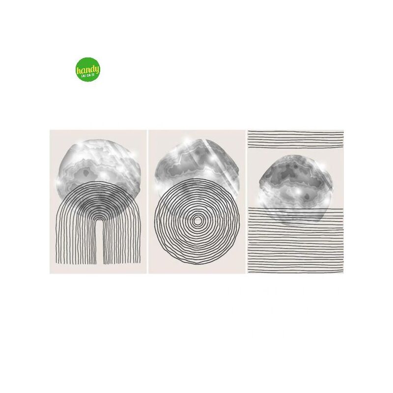 foto del prodotto lupia quadro mondi linee ass. 31x46 cm