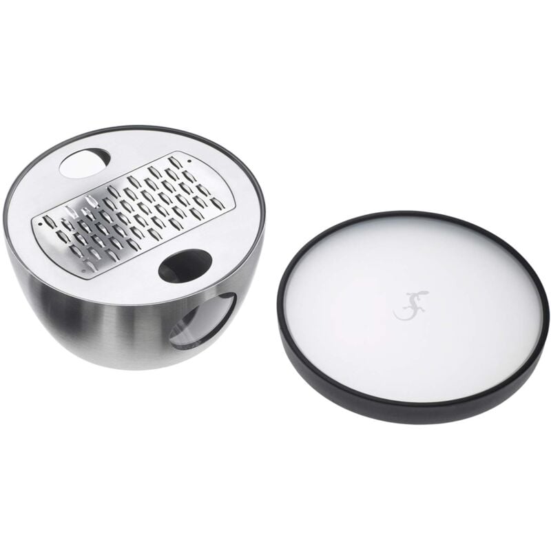 foto del prodotto lurch 220272 grattugia in acciaio inox per parmigiano, con coperchio