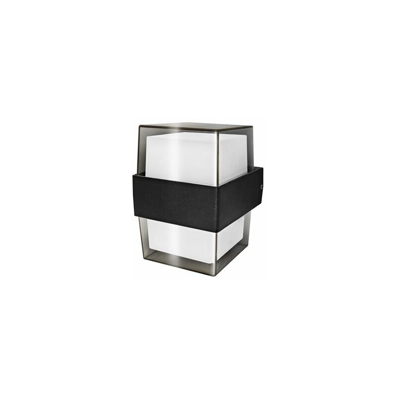 foto del prodotto lussuosa applique da esterno a led ip54 matel quadrata 10w neutra