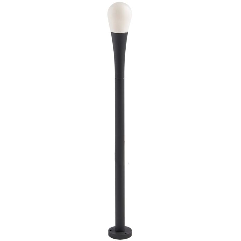 foto del prodotto lutec paletto per esterno drop antracite con attacco g9 e picchetto incluso 73 cm antracite