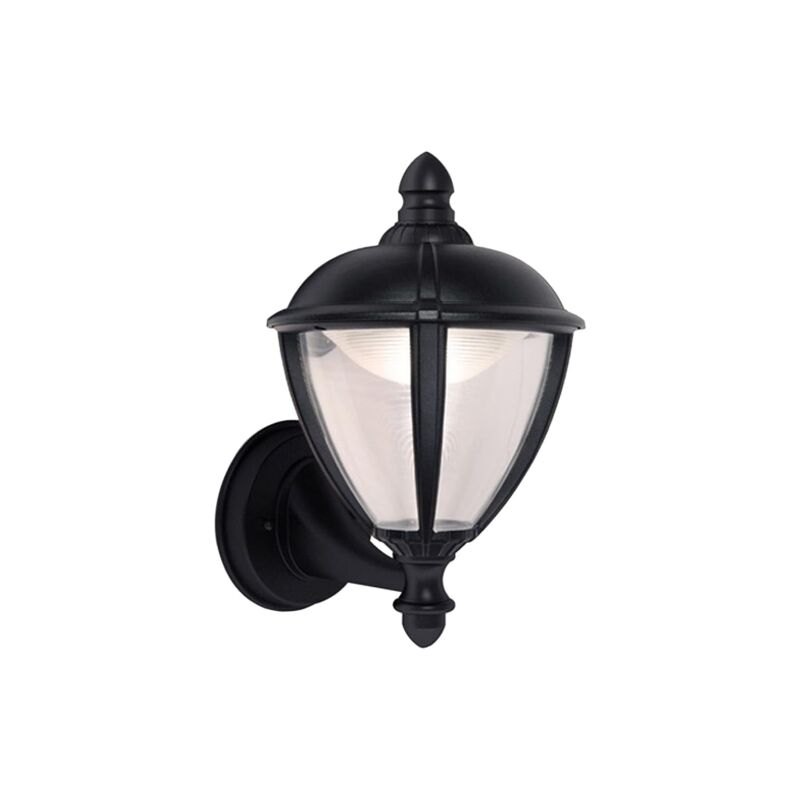 foto del prodotto lutec unite lampada da esterno a led integrato 9 w, nero, 19.8 x 26.1 cm