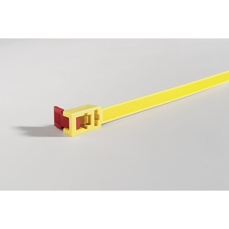 foto del prodotto lutz blades 5 collari di serraggio riaperti 750 x 13 mm giallo speedytie rtt750 hellermanntyton