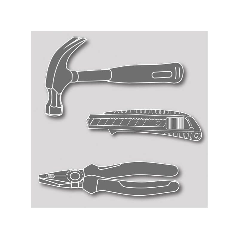 foto del prodotto lutz blades pacchetto di stagno da 18 mm con lama wavy con 10 pezzi lutz nero