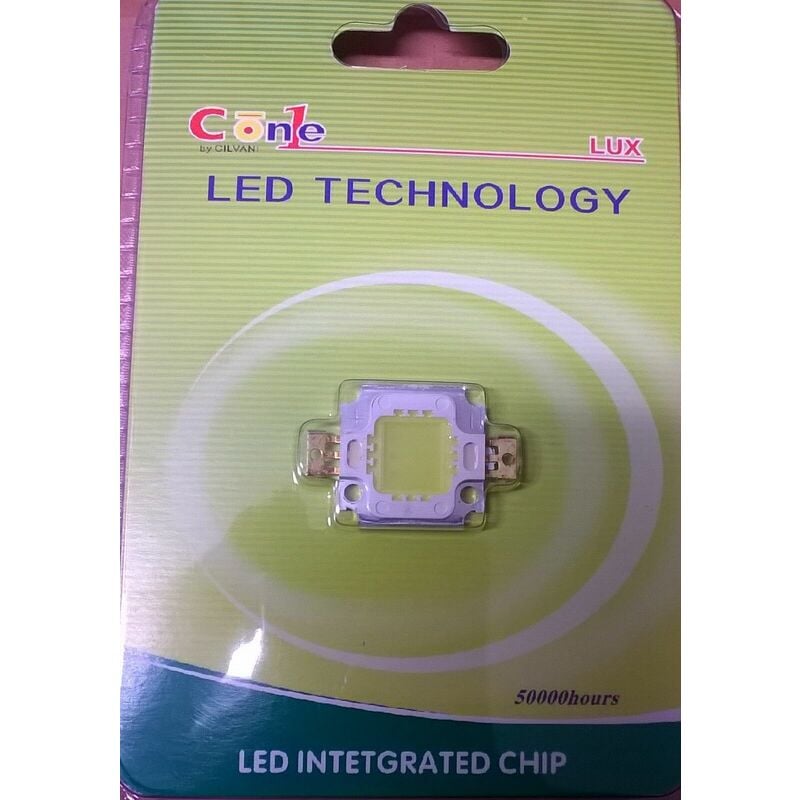 foto del prodotto lux chip ricambio faro led 10 watt luce fredda accessori ricambi luce illuminazione
