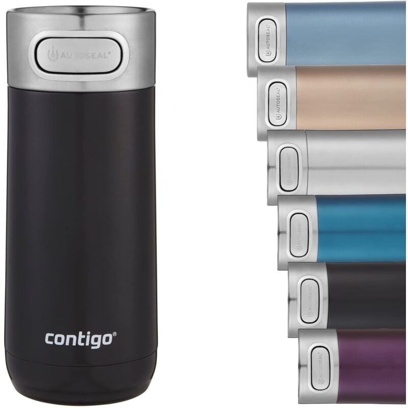 foto del prodotto luxe autoseal, termica, thermos acciaio inox, borraccia sottovuoto, bicchiere chiusura ermetica, lavastoviglie, tazza caff , coperchio pulizia facile