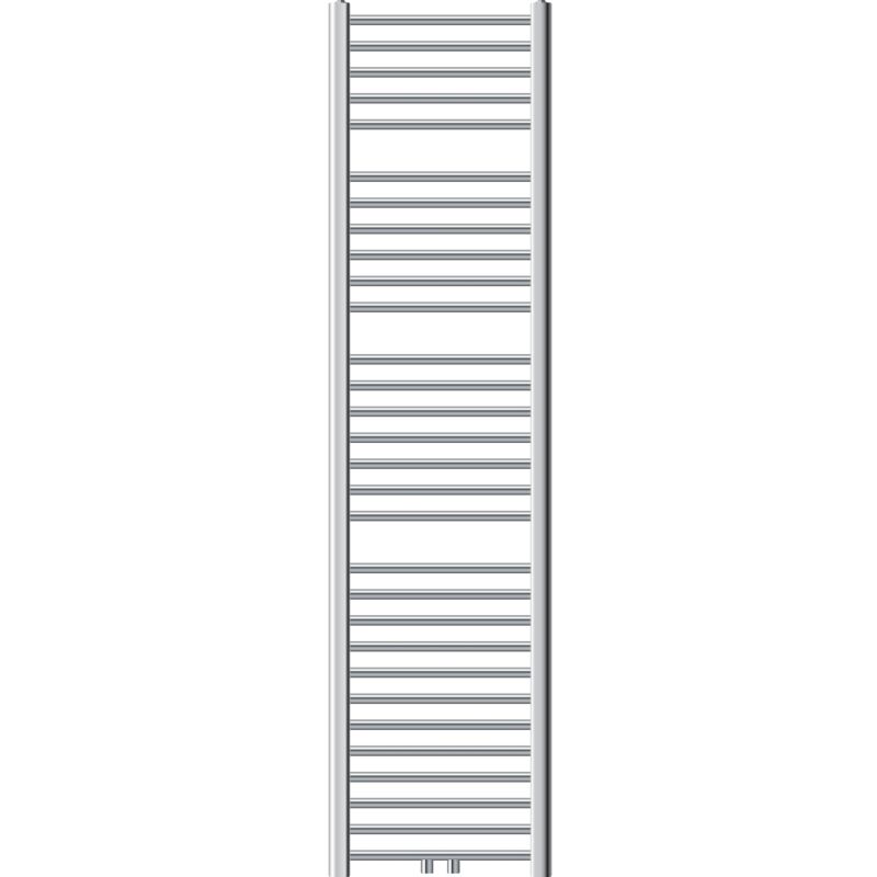 foto del prodotto luxebath ecd germany radiatore da bagno calorifero scaldasalviette 400 x 1800 mm cromato con attacco centrale termosifone tipo scala per