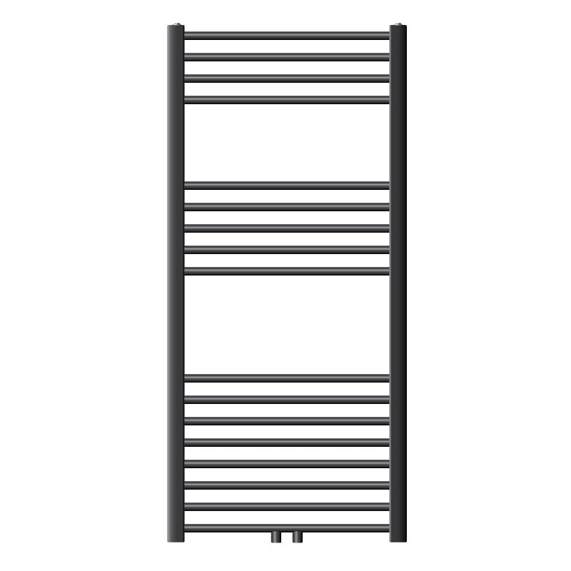 foto del prodotto luxebath ecd germany radiatore da bagno calorifero scaldasalviette 600 x 1200 mm antracite con attacco centrale termosifone tipo scala per