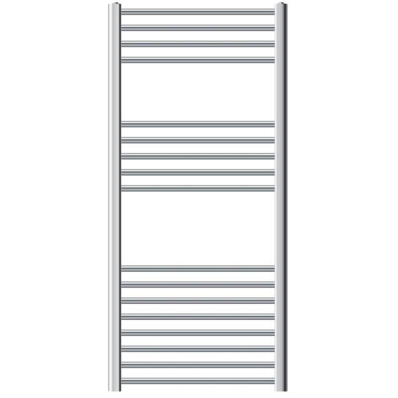 foto del prodotto luxebath ecd germany radiatore da bagno calorifero scaldasalviette 600 x 1200 mm cromato con attacco laterale termosifone tipo scala per