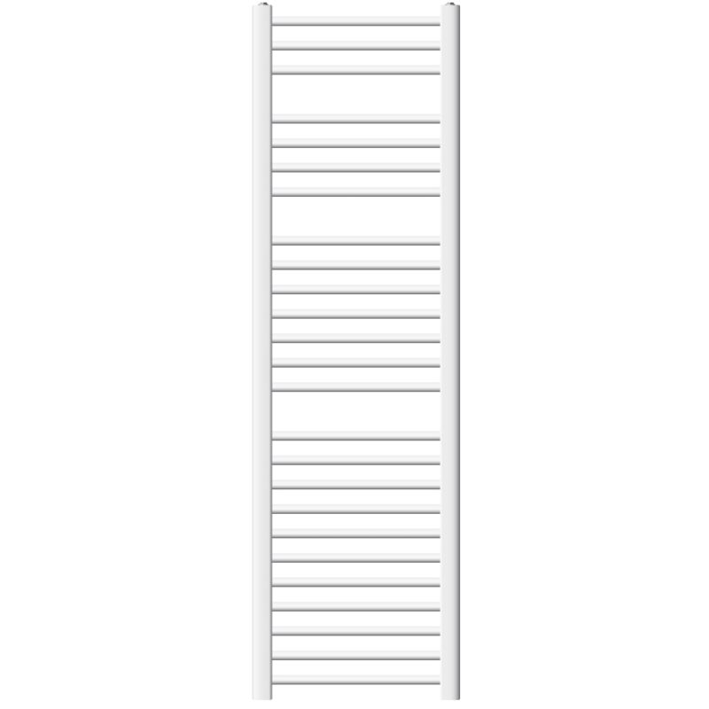 foto del prodotto luxebath ecd germany radiatore da bagno scaldasalviette 400 x 1500 mm bianco curvo con attacco laterale radiatore scaldasalviette