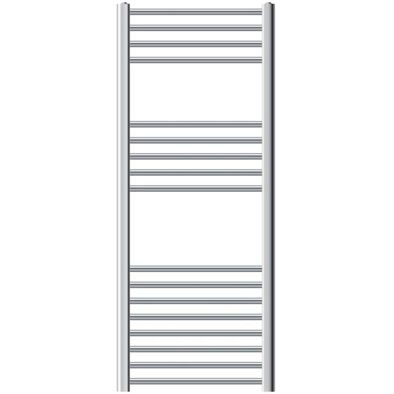 foto del prodotto luxebath ecd germany radiatore da bagno scaldasalviette 500 x 1200 mm cromato curvo con attacco laterale radiatore scaldasalviette