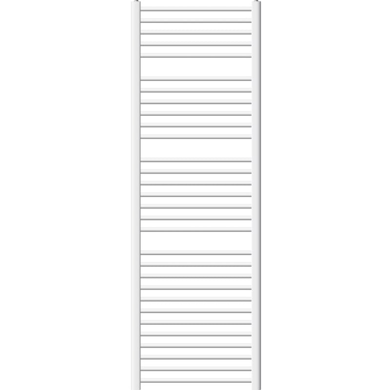 foto del prodotto luxebath ecd germany radiatore scaldasalviette termoarredo da bagno moderno in acciaio bianco 600 x 1800 mm bianco dritto con attacco laterale