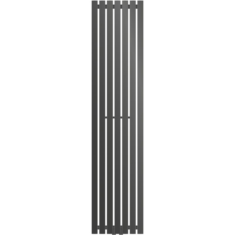 foto del prodotto luxebath ecd germany radiatore termosifone termoarredo scaldasalviette stella verticale piatto 370 x 1600 mm antracite radiatore scaldasalviette