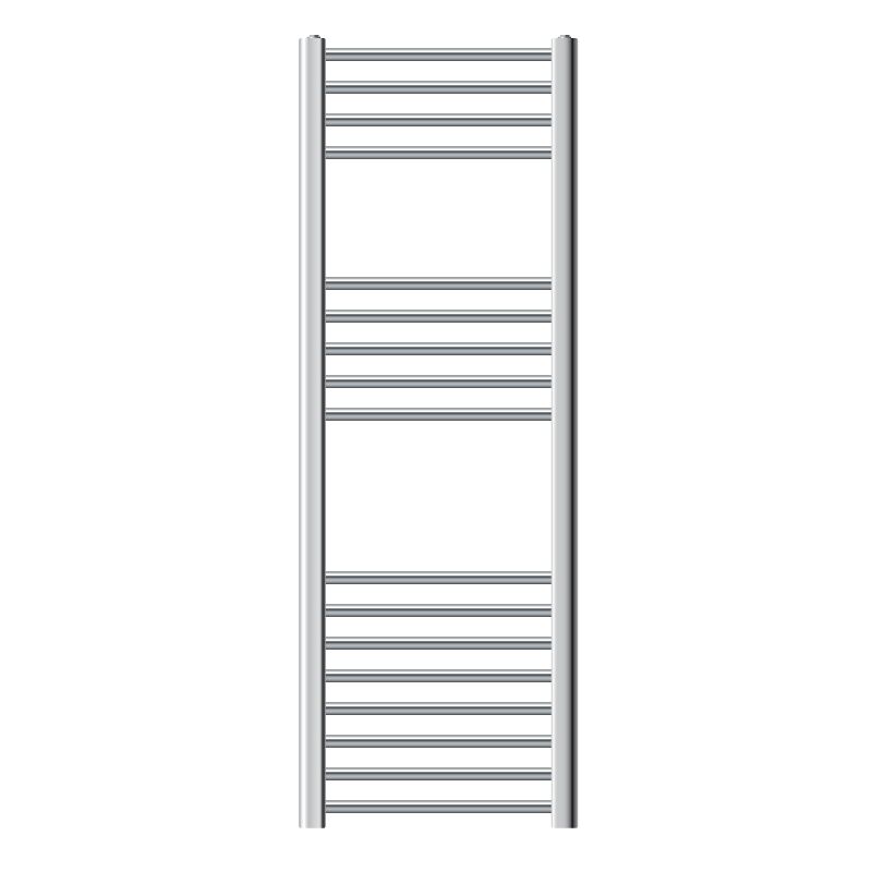 foto del prodotto luxebath ecd germany scaldasalviette radiatore 400 x 1200 mm cromato curvo con collegamento laterale radiatore asciugamani cromato curvo con