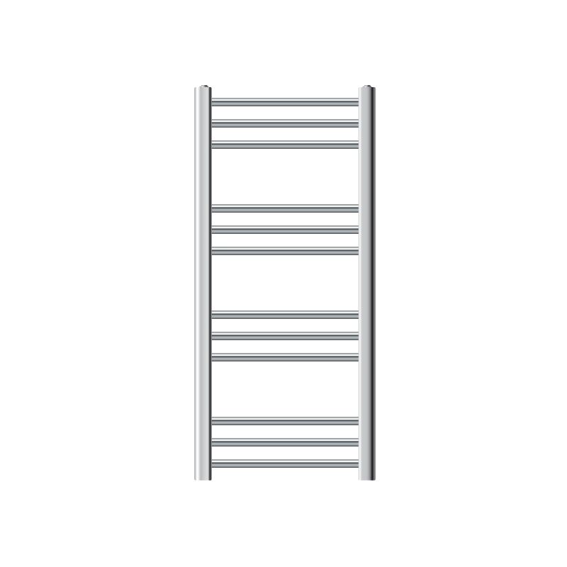 foto del prodotto luxebath ecd germany scaldasalviette radiatore 400 x 800 mm cromato curvo con collegamento laterale radiatore asciugamani termoarredo da bagno