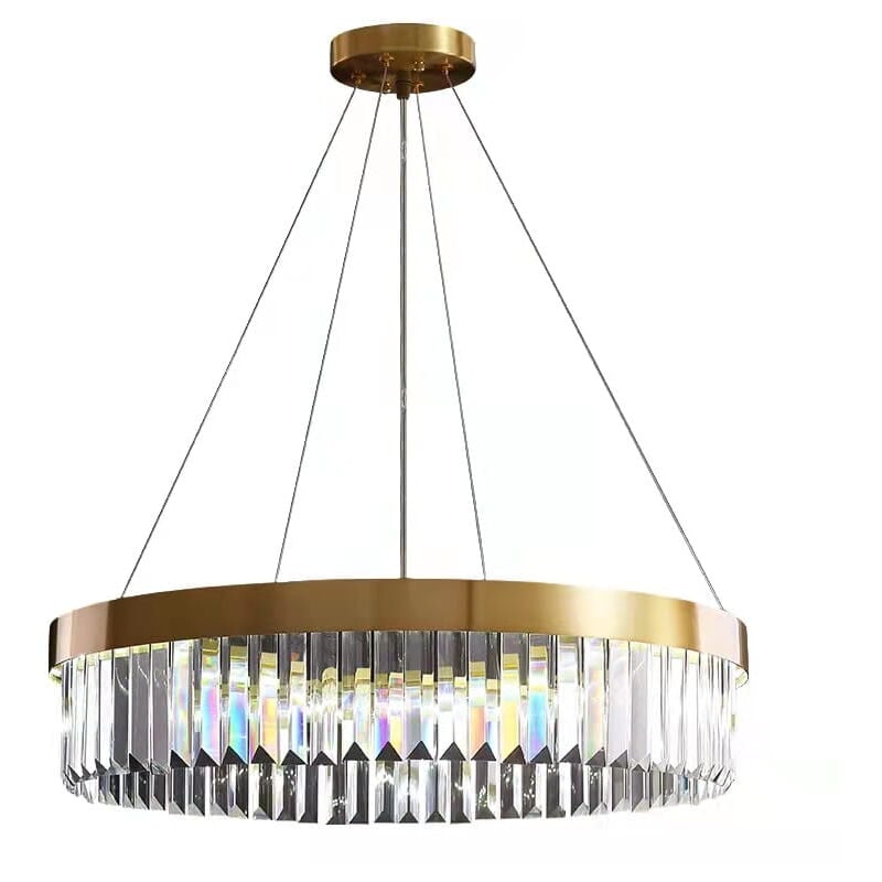 foto del prodotto luxita lampadario in cristallo 80 cm
