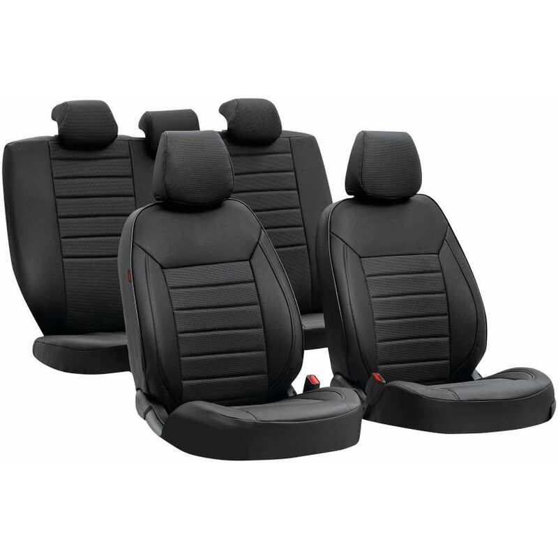 foto del prodotto luxury, set fodere coordinate in skeentex nero