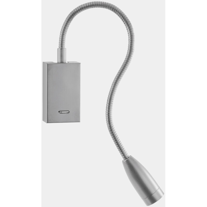 foto del prodotto luz de lectura bed rectangular led 4.3w blanco c lido gris, iluminaci n de pared