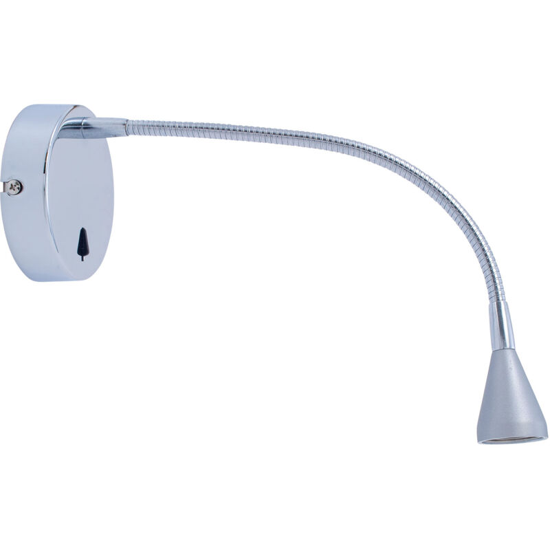 foto del prodotto luz de lectura book round surface led 1w 3000k cromo 28lm