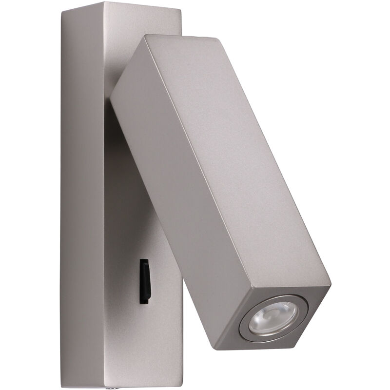 foto del prodotto luz de lectura hall surface led 3w 3000k n quel satinado 108lm