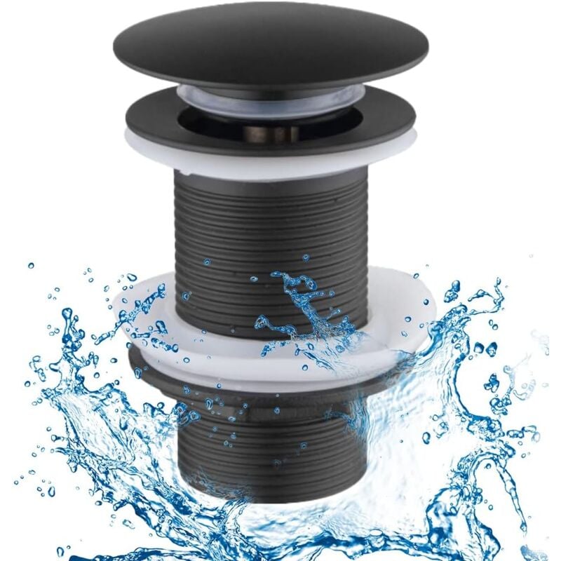 immagine 0 del prodotto lycxames set di scarico per lavabo, set di scarico universale senza troppopieno, set di scarico pop up, vasca da bagno, doccia, lavabo, set di