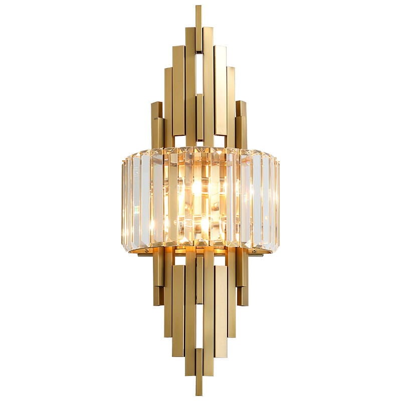 foto del prodotto lyon elegante lampada da parete, color rame, 600x250 mm, 2xe14