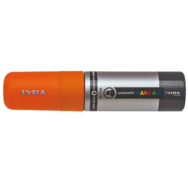 foto del prodotto lyra mark all punta large 8mm. arancione x1