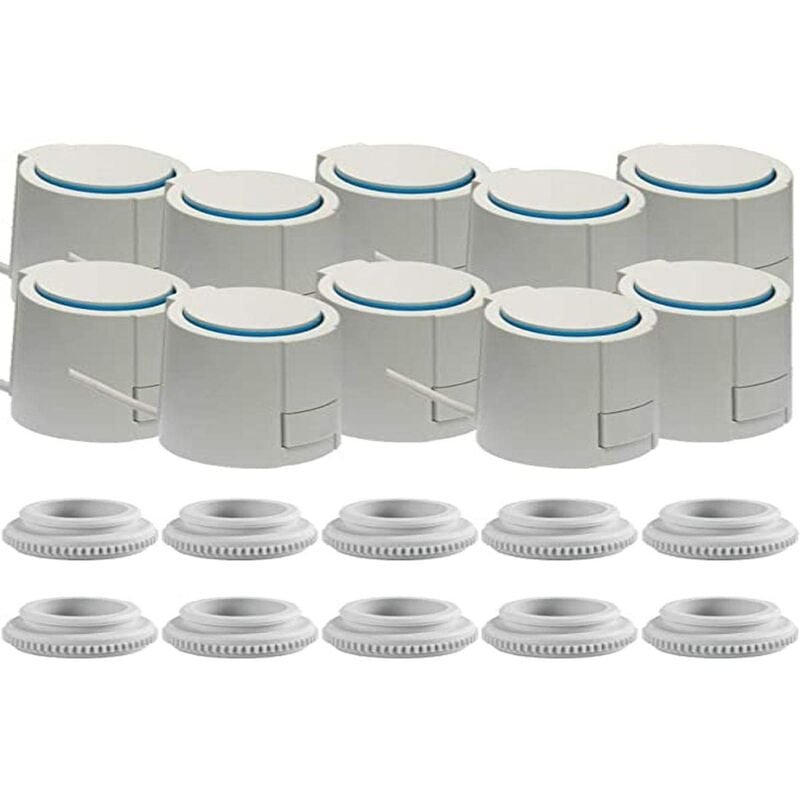 foto del prodotto m hlenhoff 100727aa 230 10 attuatore, grigio chiaro ral7035 , 44, x 52,2 x 48,4 mm