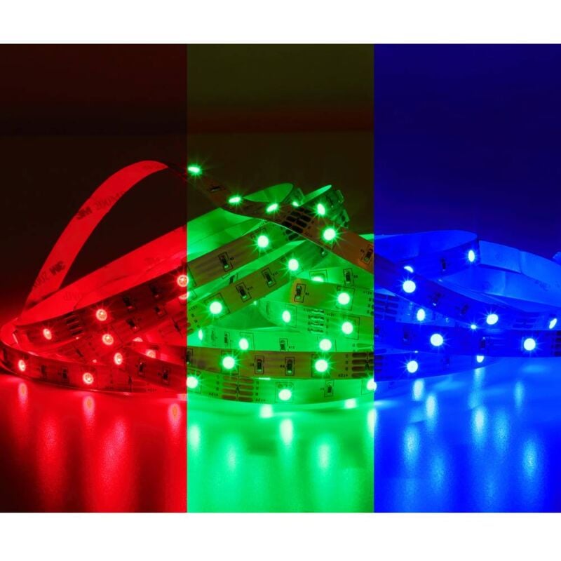 foto del prodotto m ller licht 20100323 kit completo striscia led con spina 230 v 5 m rgb 1 pz.