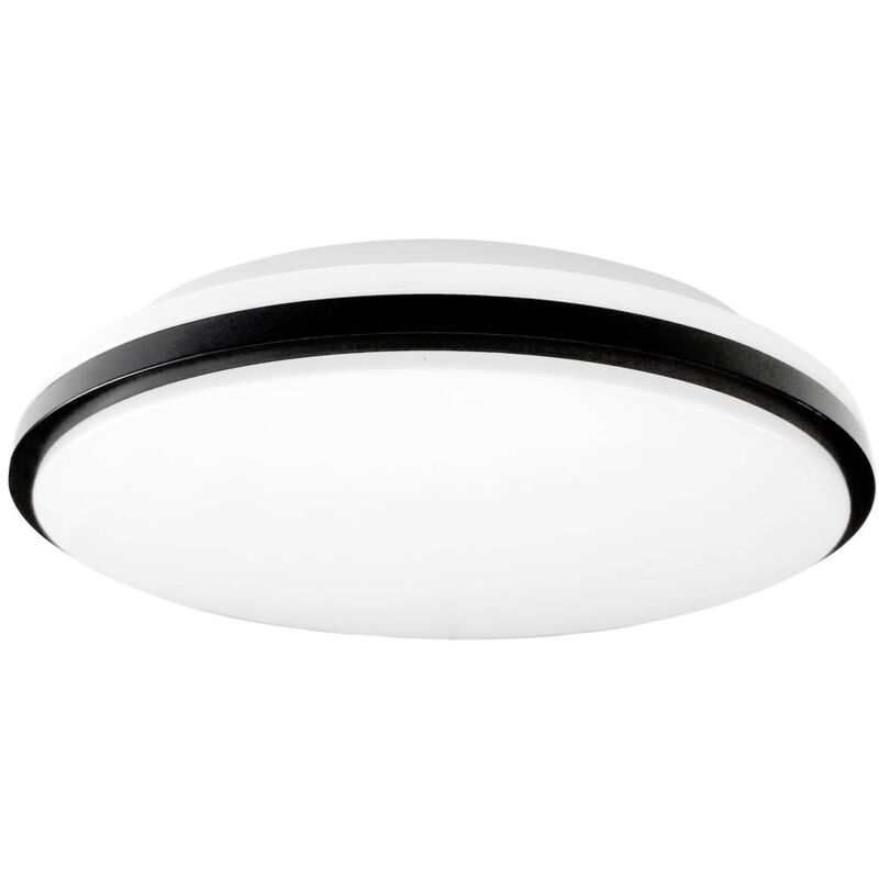 foto del prodotto m ller licht 21000071 taro round 40 plafoniera led 24 w bianco, nero