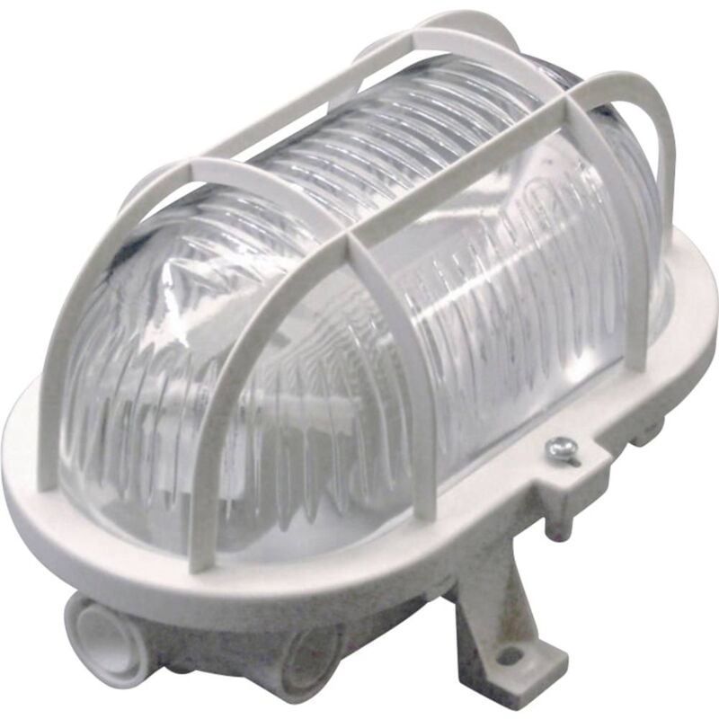 foto del prodotto m ller licht oval lampada impermeabile e27 bianco