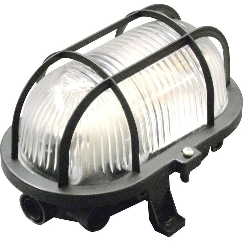 foto del prodotto m ller licht oval lampada impermeabile e27 nero