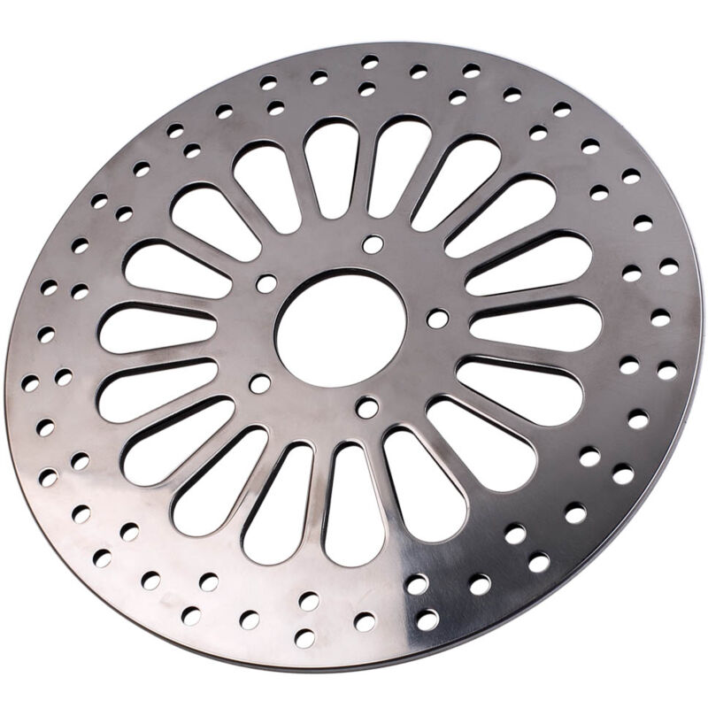 foto del prodotto m rt 1100 super spoke polished front brake rotor disc 11.8 for fxdb for dyna